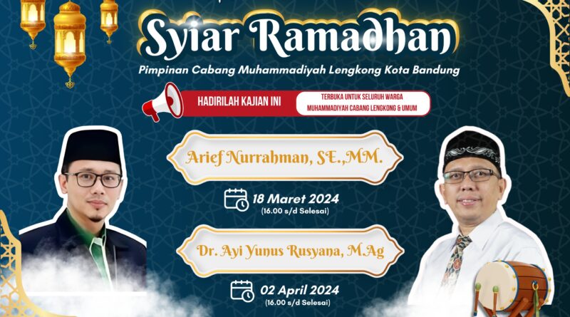 syiar ramadhan pcm lengkong 1445 H