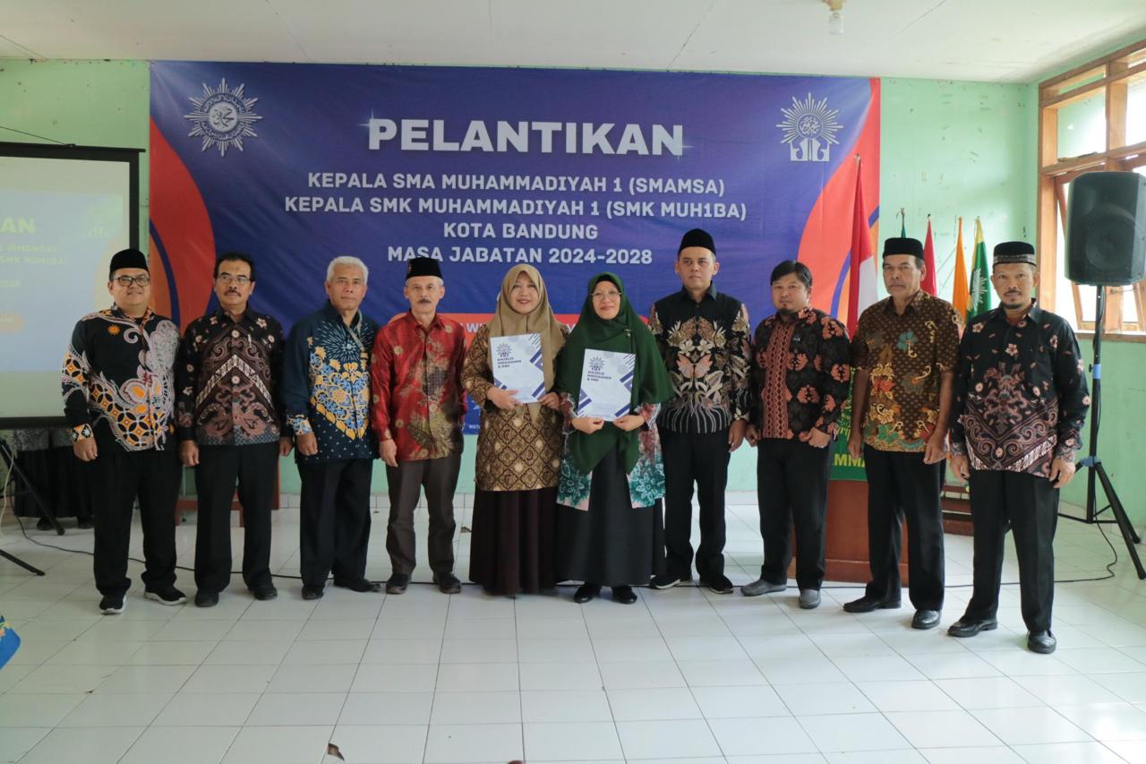 Pelantikan Kepala SMA dan SMK Muhammadiyah 1 Bandung Periode 2025–2028