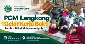 PCM Lengkong gelar kerja bakti sambut Milad Muhammadiyah